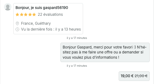 Exemple message favori 1