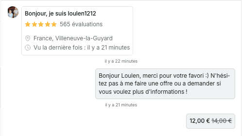 Exemple message favori 2