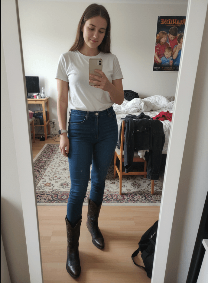 Bottes - photo portée générée par IA