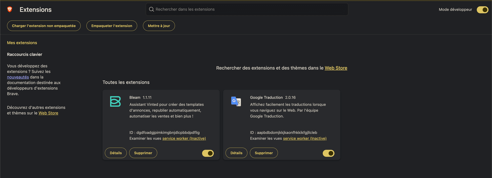 Click "Update"